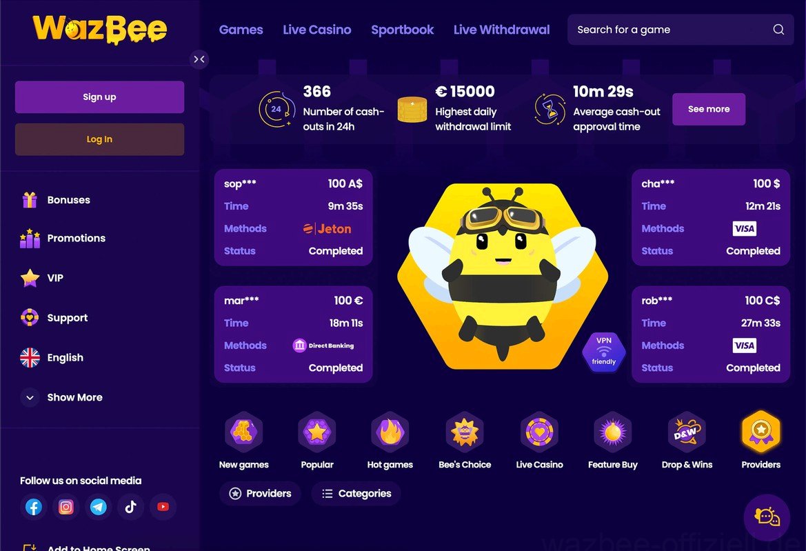 Wazbee Casino Casino
